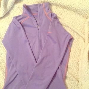 Nike long sleeve running top with thumb holes